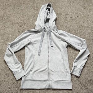 Eddie Bauer Women's Full-Zip Hoodie Size Small Gray Sweatshirt Casual Hiking